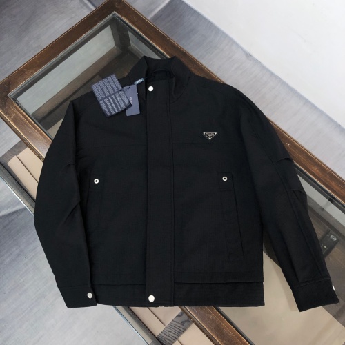 Prada Jackets Long Sleeved For Men #1236687 $92.00 USD, Wholesale Replica Prada Jackets