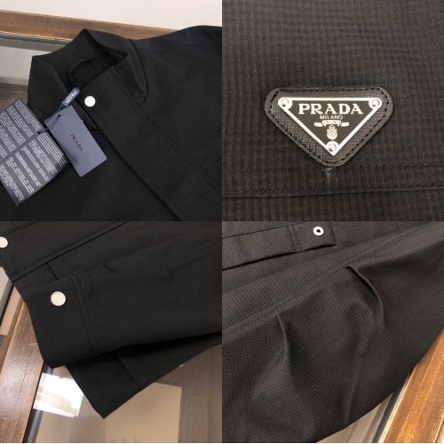 Replica Prada Jackets Long Sleeved For Men #1236687 $92.00 USD for Wholesale