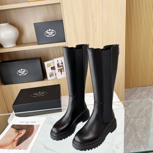 Prada Boots For Women #1236692 $140.00 USD, Wholesale Replica Prada Boots