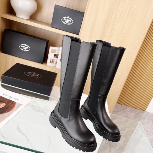 Replica Prada Boots For Women #1236692 $140.00 USD for Wholesale