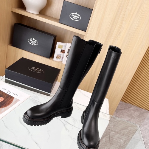 Replica Prada Boots For Women #1236692 $140.00 USD for Wholesale