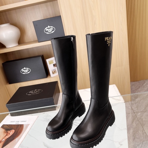 Prada Boots For Women #1236693 $140.00 USD, Wholesale Replica Prada Boots