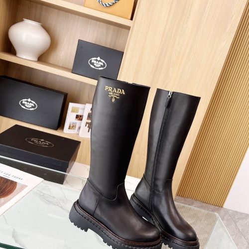 Replica Prada Boots For Women #1236693 $140.00 USD for Wholesale