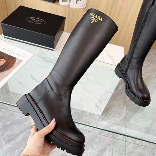 Replica Prada Boots For Women #1236693 $140.00 USD for Wholesale