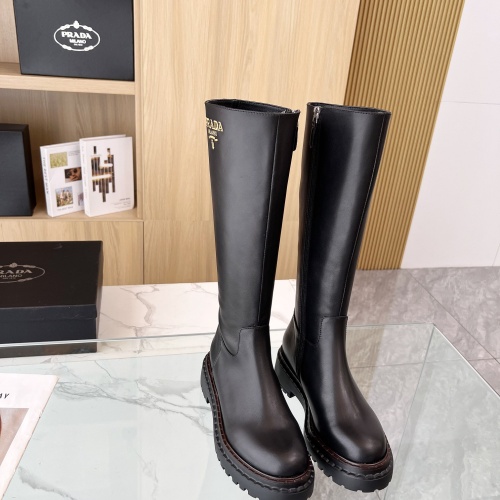 Replica Prada Boots For Women #1236693 $140.00 USD for Wholesale