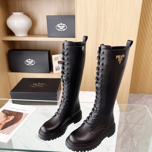 Prada Boots For Women #1236694 $140.00 USD, Wholesale Replica Prada Boots