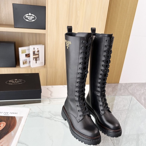 Replica Prada Boots For Women #1236694 $140.00 USD for Wholesale