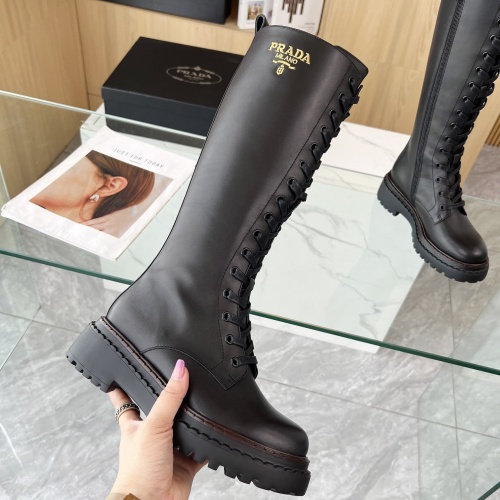 Replica Prada Boots For Women #1236694 $140.00 USD for Wholesale