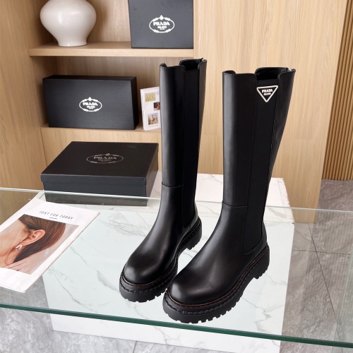 Prada Boots For Women #1236698 $145.00 USD, Wholesale Replica Prada Boots