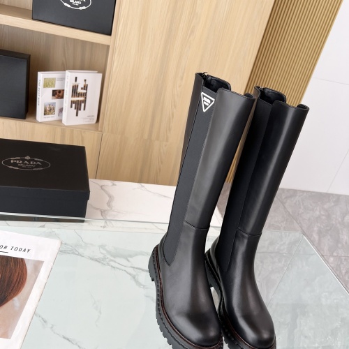 Replica Prada Boots For Women #1236698 $145.00 USD for Wholesale