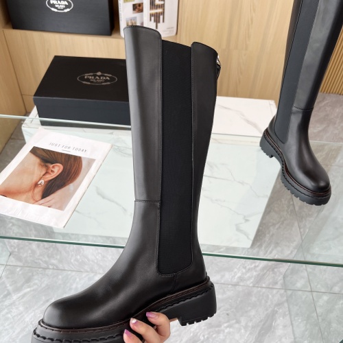 Replica Prada Boots For Women #1236698 $145.00 USD for Wholesale