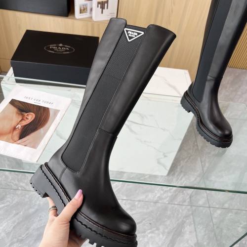 Replica Prada Boots For Women #1236698 $145.00 USD for Wholesale