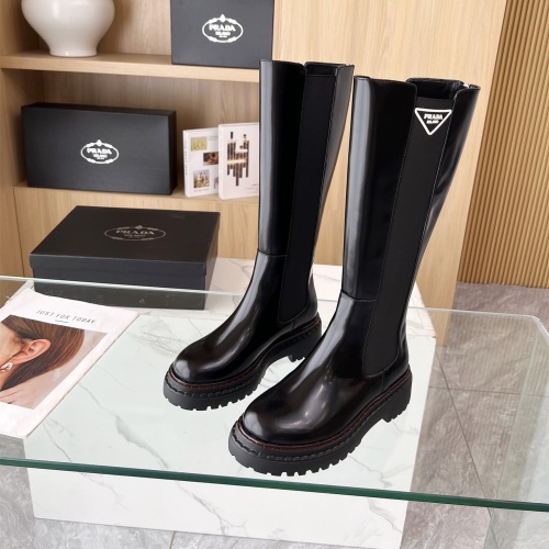 Prada Boots For Women #1236699 $145.00 USD, Wholesale Replica Prada Boots