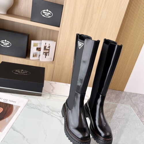 Replica Prada Boots For Women #1236699 $145.00 USD for Wholesale