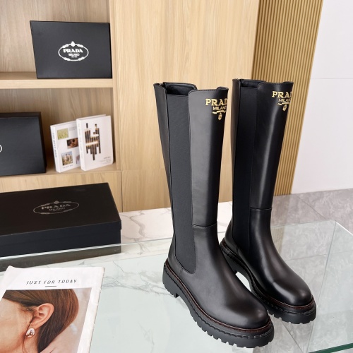 Replica Prada Boots For Women #1236700 $145.00 USD for Wholesale