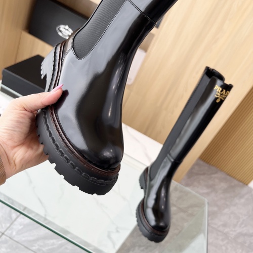 Replica Prada Boots For Women #1236701 $150.00 USD for Wholesale