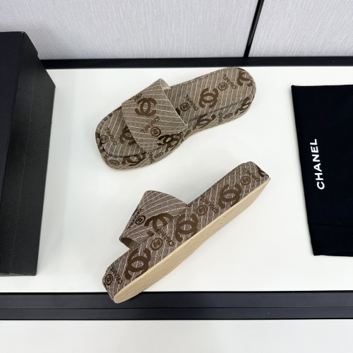 Replica Chanel Slippers For Women #1236723 $85.00 USD for Wholesale