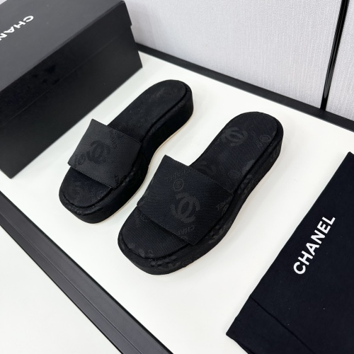 Chanel Slippers For Women #1236726 $85.00 USD, Wholesale Replica Chanel Slippers