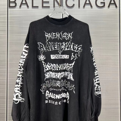 Balenciaga T-Shirts Long Sleeved For Unisex #1236730 $52.00 USD, Wholesale Replica Balenciaga T-Shirts