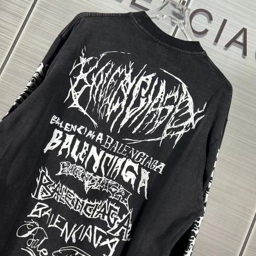 Replica Balenciaga T-Shirts Long Sleeved For Unisex #1236730 $52.00 USD for Wholesale