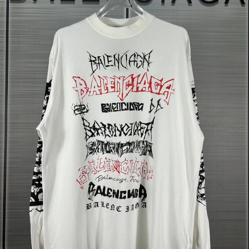 Balenciaga T-Shirts Long Sleeved For Unisex #1236731 $52.00 USD, Wholesale Replica Balenciaga T-Shirts