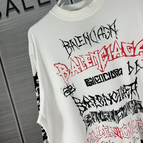 Replica Balenciaga T-Shirts Long Sleeved For Unisex #1236731 $52.00 USD for Wholesale