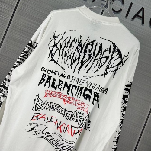 Replica Balenciaga T-Shirts Long Sleeved For Unisex #1236731 $52.00 USD for Wholesale