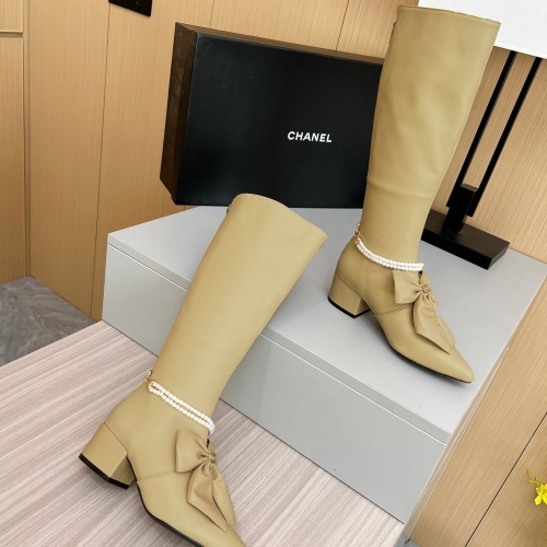 Replica Chanel Boots For Women #1236747 $150.00 USD for Wholesale