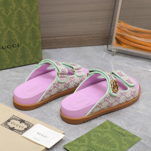 Replica Gucci Slippers For Women #1236756 $112.00 USD for Wholesale