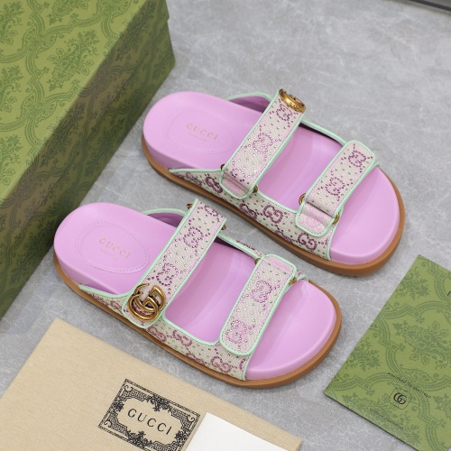 Replica Gucci Slippers For Women #1236756 $112.00 USD for Wholesale