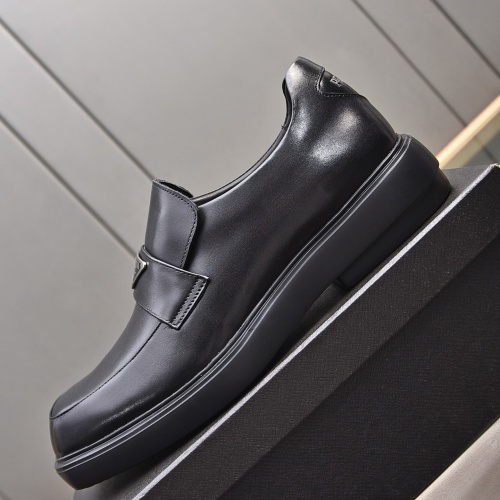 Replica Prada Leather Shoes For Men #1236903 $102.00 USD for Wholesale