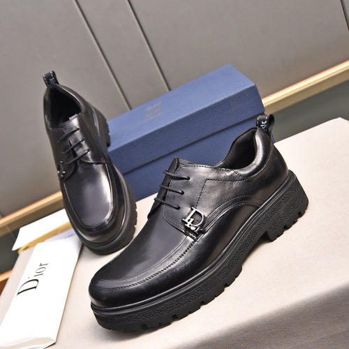 Christian Dior Leather Shoes For Men #1236906 $92.00 USD, Wholesale Replica Christian Dior Leather Shoes