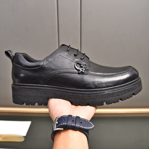 Replica Christian Dior Leather Shoes For Men #1236906 $92.00 USD for Wholesale