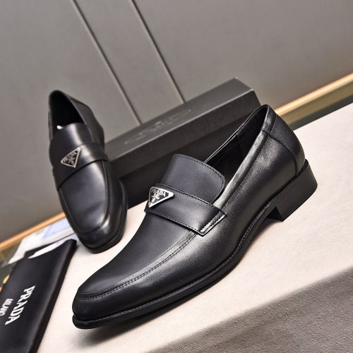 Prada Leather Shoes For Men #1236910 $98.00 USD, Wholesale Replica Prada Leather Shoes