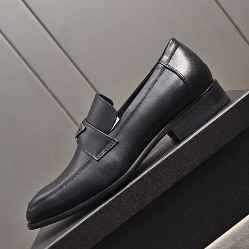 Replica Prada Leather Shoes For Men #1236910 $98.00 USD for Wholesale