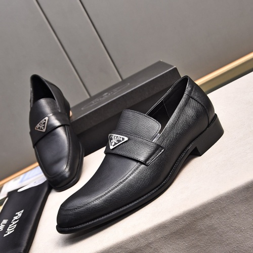 Prada Leather Shoes For Men #1236912 $98.00 USD, Wholesale Replica Prada Leather Shoes