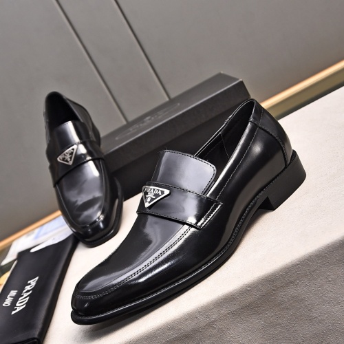 Prada Leather Shoes For Men #1236913 $98.00 USD, Wholesale Replica Prada Leather Shoes