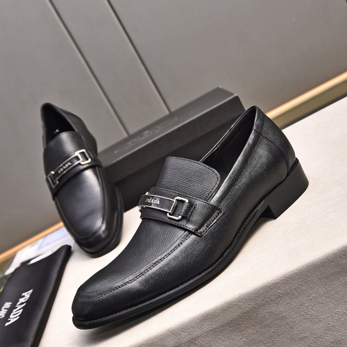 Prada Leather Shoes For Men #1236915 $98.00 USD, Wholesale Replica Prada Leather Shoes