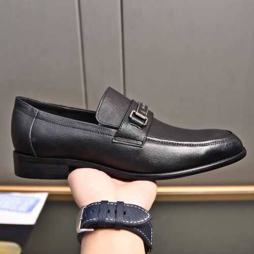 Replica Prada Leather Shoes For Men #1236915 $98.00 USD for Wholesale