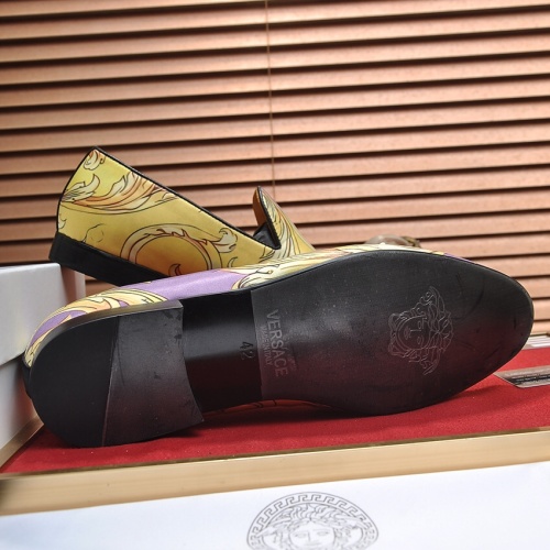 Replica Versace Leather Shoes For Men #1236926 $85.00 USD for Wholesale