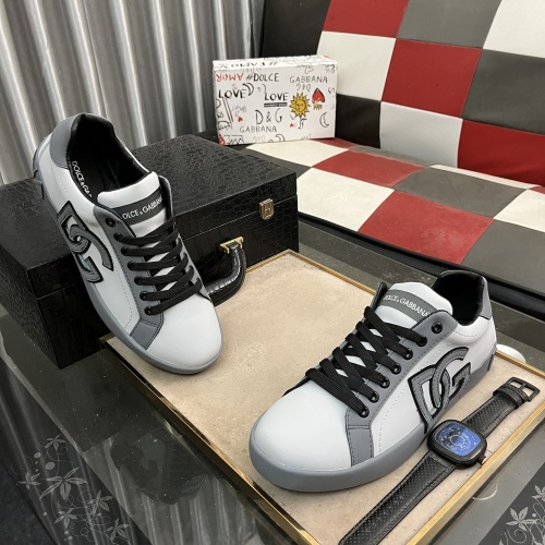 Replica Dolce & Gabbana D&G Casual Shoes For Men #1237093 $76.00 USD for Wholesale