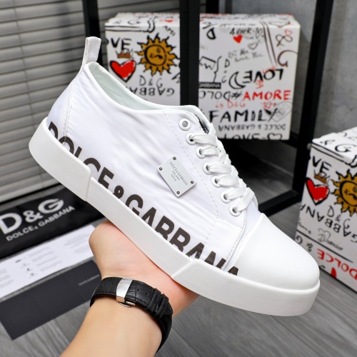 Replica Dolce & Gabbana D&G Casual Shoes For Women #1237121 $80.00 USD for Wholesale