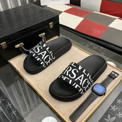 Versace Slippers For Men #1237174 $45.00 USD, Wholesale Replica Versace Slippers