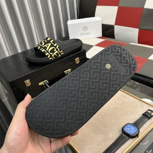 Replica Versace Slippers For Men #1237175 $45.00 USD for Wholesale