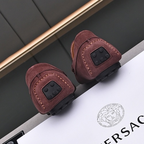 Replica Versace Leather Shoes For Men #1237188 $76.00 USD for Wholesale