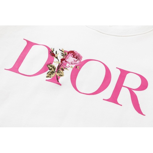 Replica Christian Dior Hoodies Long Sleeved For Unisex #1237193 $56.00 USD for Wholesale