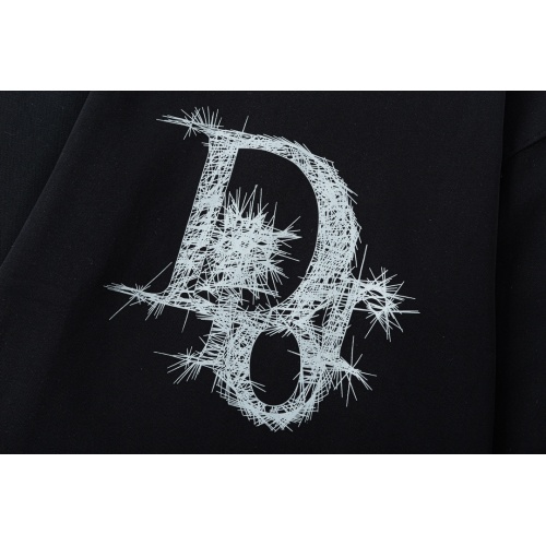 Replica Christian Dior Hoodies Long Sleeved For Unisex #1237201 $56.00 USD for Wholesale