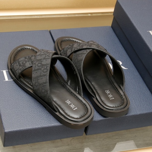 Replica Christian Dior Slippers For Men #1237212 $72.00 USD for Wholesale