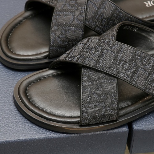 Replica Christian Dior Slippers For Men #1237212 $72.00 USD for Wholesale