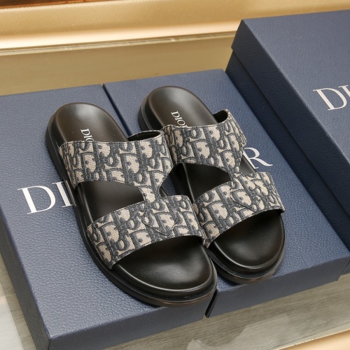 Christian Dior Slippers For Men #1237213 $72.00 USD, Wholesale Replica Christian Dior Slippers